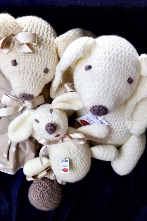 Famiglia coniglio shabby - immagine 2