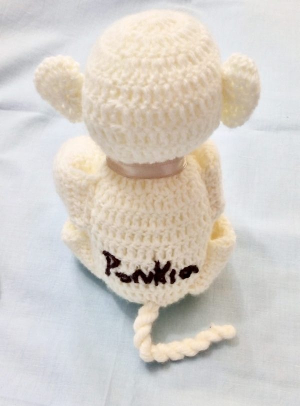 Scimmietta in lana piccola - immagine 3