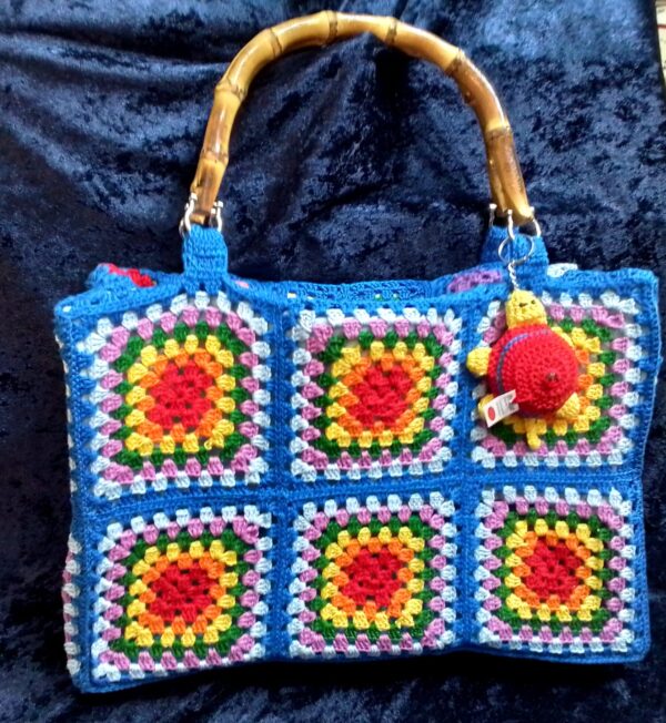 Borsa Granny con i colori della Pace - immagine 2